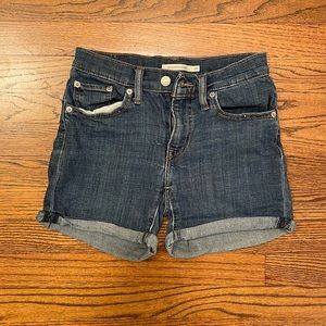 Levi’s blue jean shorts